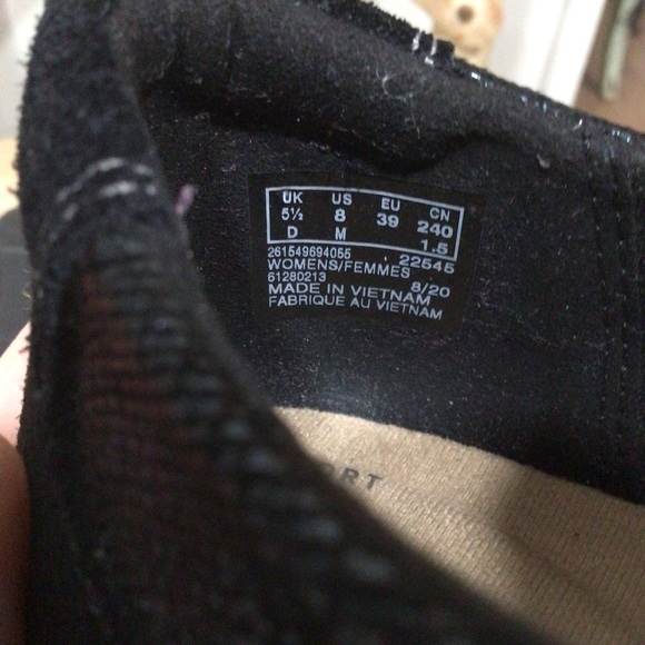 Clarks Womens Cora Dream Leather Black Comfort Sneakers Size 8 - Picture 9 of 9